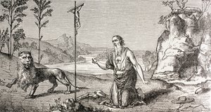 Saint Jérôme dans le désert de Chalcis, de 